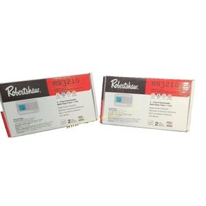 2x Robertshaw RS3210 Digital Programmable Thermostat Multi-Stage; New